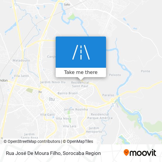 Mapa Rua José De Moura Filho