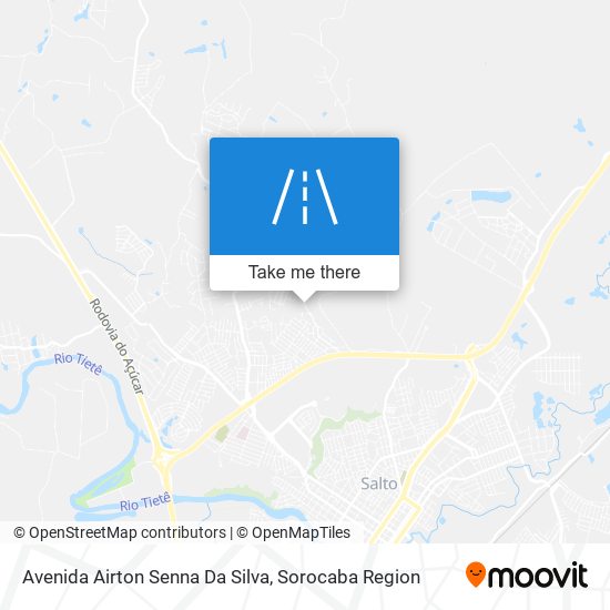 Avenida Airton Senna Da Silva map