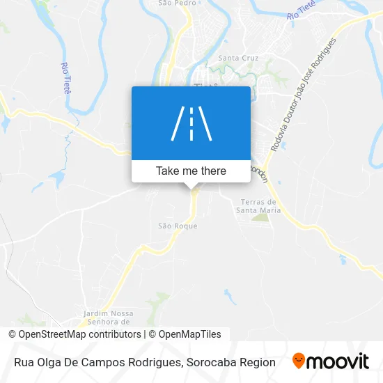 Rua Olga De Campos Rodrigues map