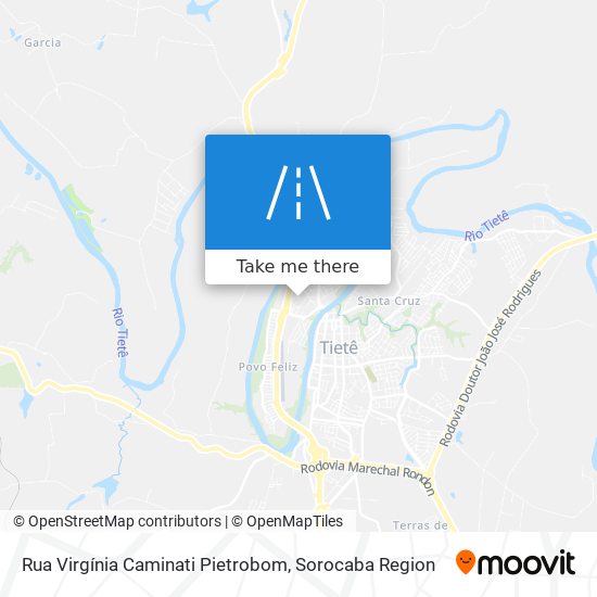 Rua Virgínia Caminati Pietrobom map