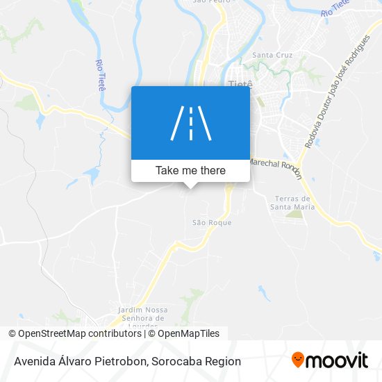 Avenida Álvaro Pietrobon map