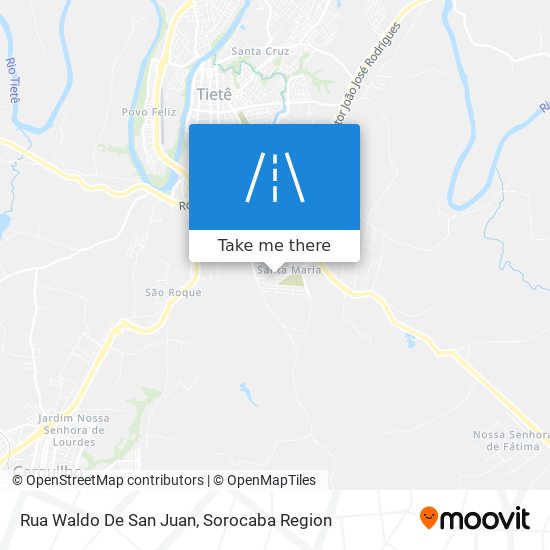 Rua Waldo De San Juan map