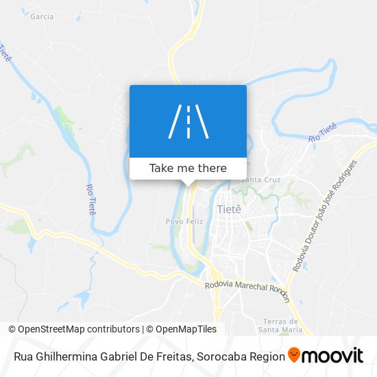 Mapa Rua Ghilhermina Gabriel De Freitas