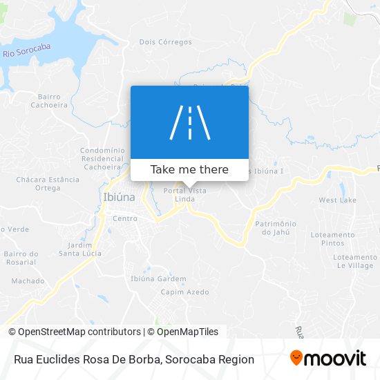 Rua Euclides Rosa De Borba map
