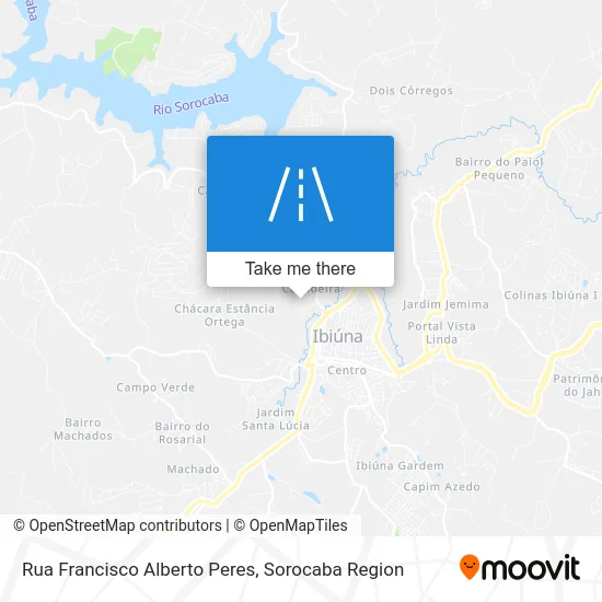 Rua Francisco Alberto Peres map