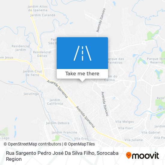Rua Sargento Pedro José Da Silva Filho map