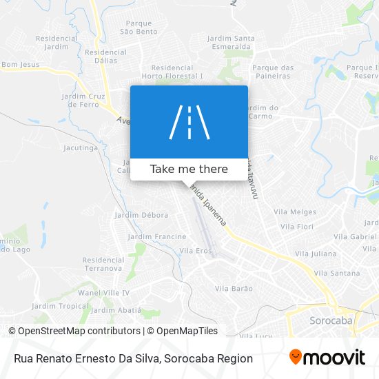 Mapa Rua Renato Ernesto Da Silva