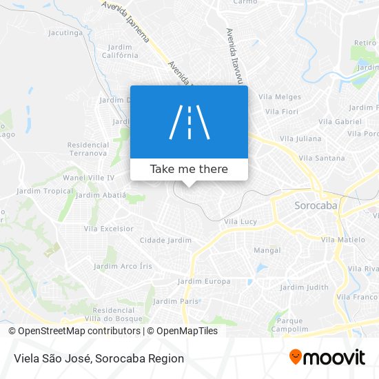 Mapa Viela São José