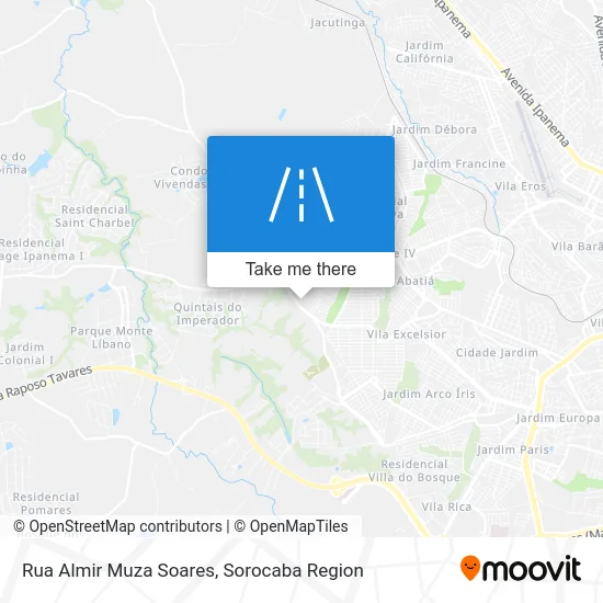 Rua Almir Muza Soares map