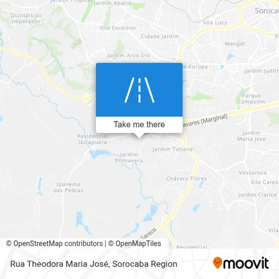 Rua Theodora Maria José map