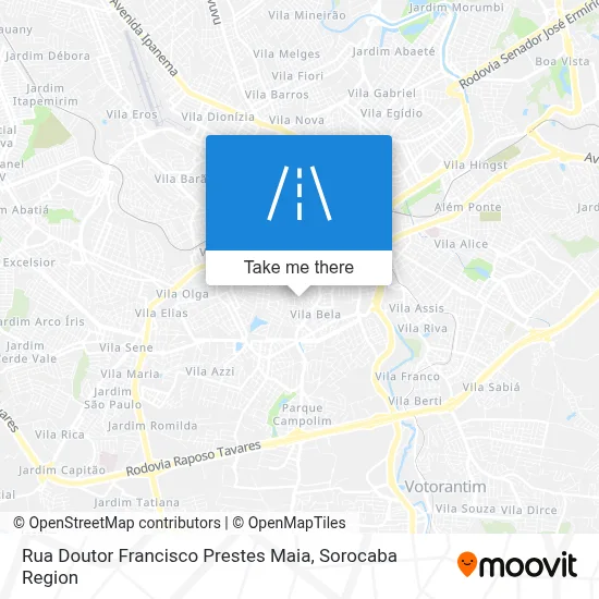 Rua Doutor Francisco Prestes Maia map