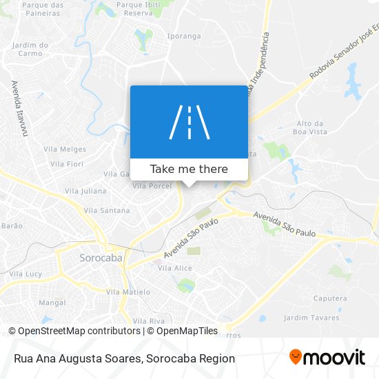 Rua Ana Augusta Soares map