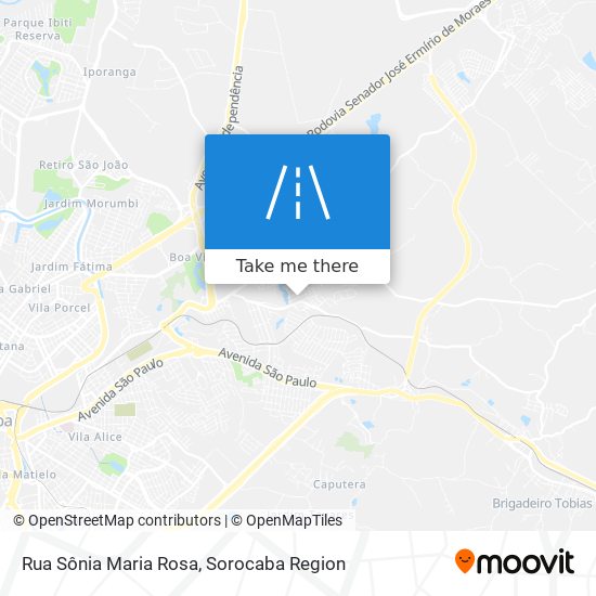 Rua Sônia Maria Rosa map