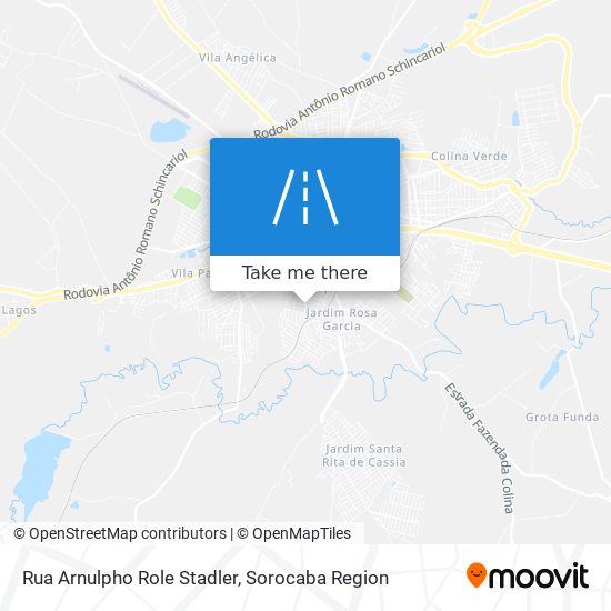Rua Arnulpho Role Stadler map