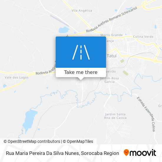 Mapa Rua Maria Pereira Da Silva Nunes