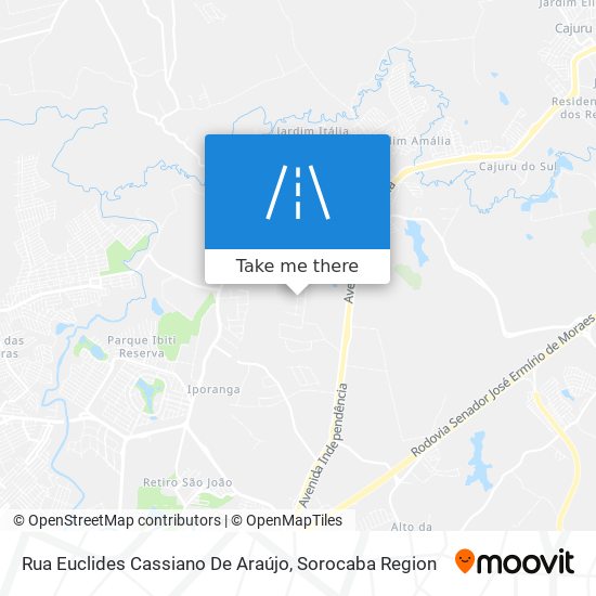 Mapa Rua Euclides Cassiano De Araújo