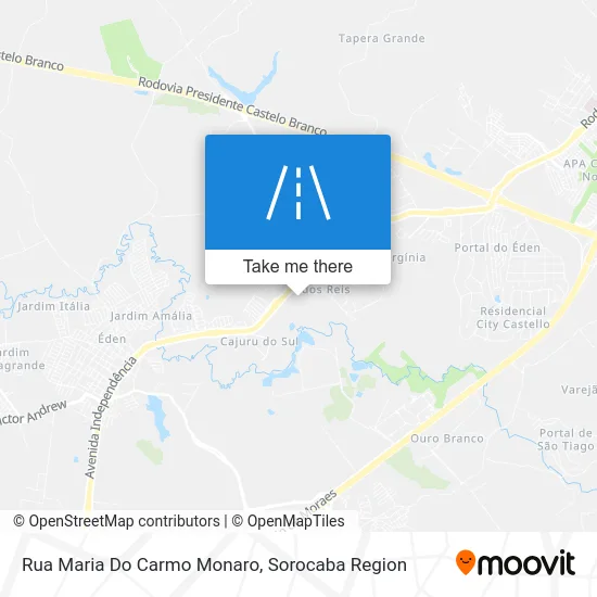 Rua Maria Do Carmo Monaro map