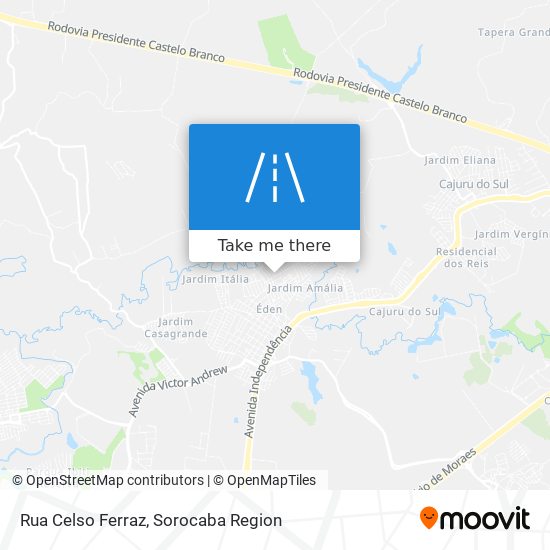 Mapa Rua Celso Ferraz