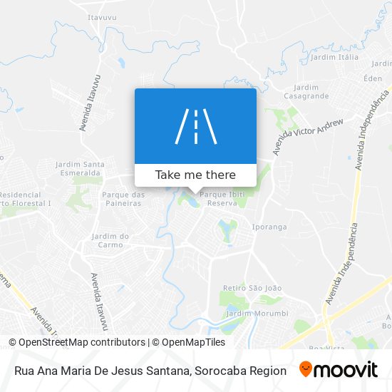 Rua Ana Maria De Jesus Santana map