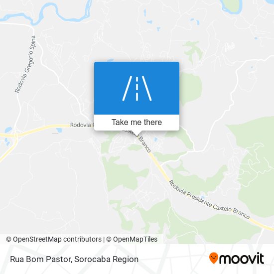 Mapa Rua Bom Pastor