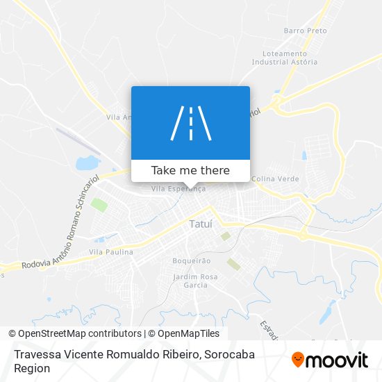 Travessa Vicente Romualdo Ribeiro map