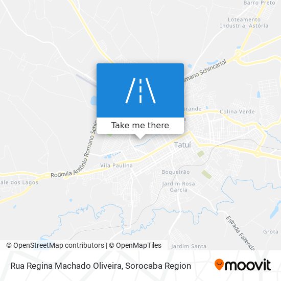 Rua Regina Machado Oliveira map