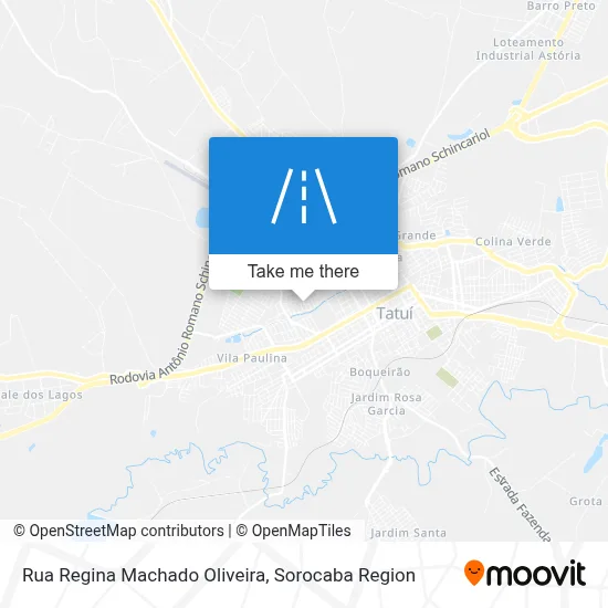 Rua Regina Machado Oliveira map