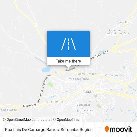 Rua Luis De Camargo Barros map
