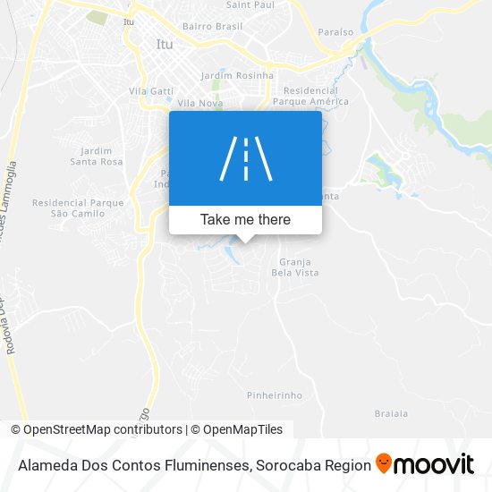 Alameda Dos Contos Fluminenses map