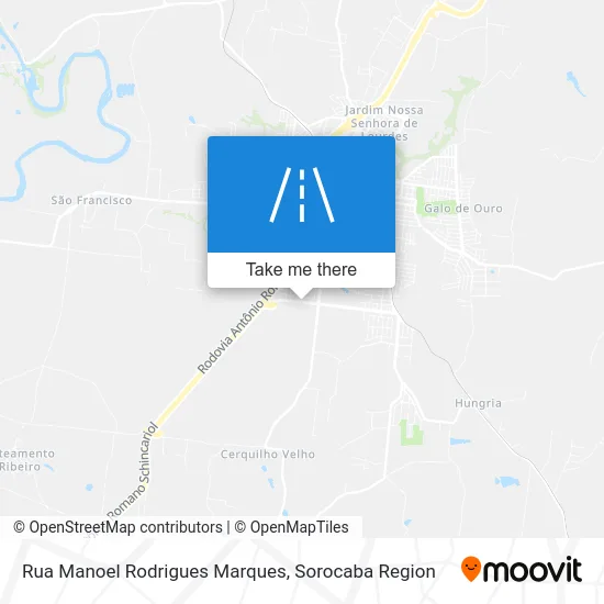 Rua Manoel Rodrigues Marques map