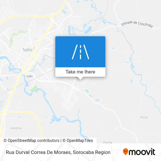 Rua Durval Correa De Moraes map
