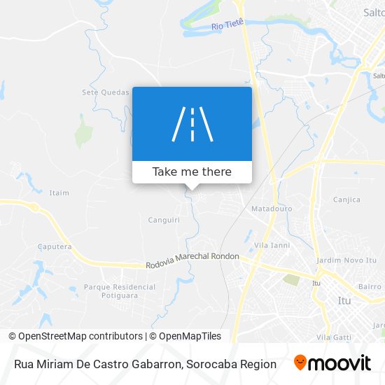 Mapa Rua Miriam De Castro Gabarron