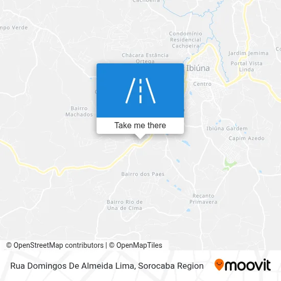 Rua Domingos De Almeida Lima map