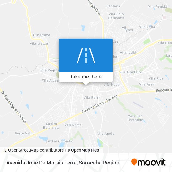 Mapa Avenida José De Morais Terra