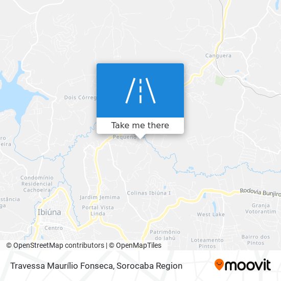 Mapa Travessa Maurílio Fonseca