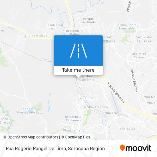 Rua Rogério Rangel De Lima map