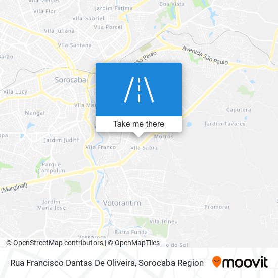Rua Francisco Dantas De Oliveira map