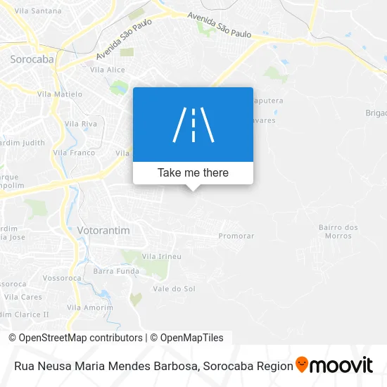 Rua Neusa Maria Mendes Barbosa map