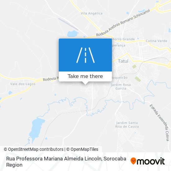 Rua Professora Mariana Almeida Lincoln map