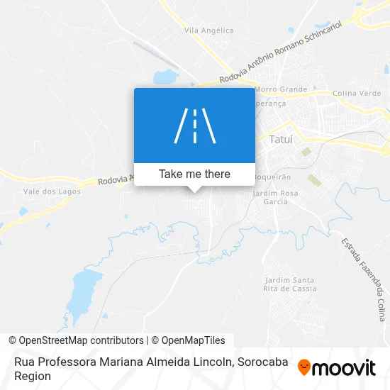 Rua Professora Mariana Almeida Lincoln map