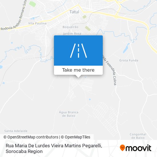 Mapa Rua Maria De Lurdes Vieira Martins Pegarelli