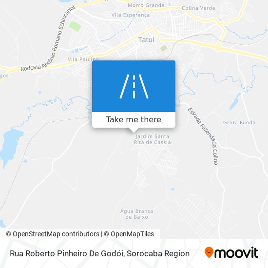 Mapa Rua Roberto Pinheiro De Godói