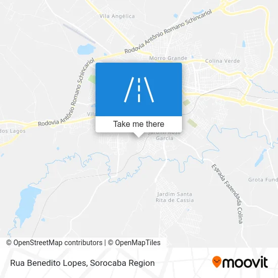 Rua Benedito Lopes map