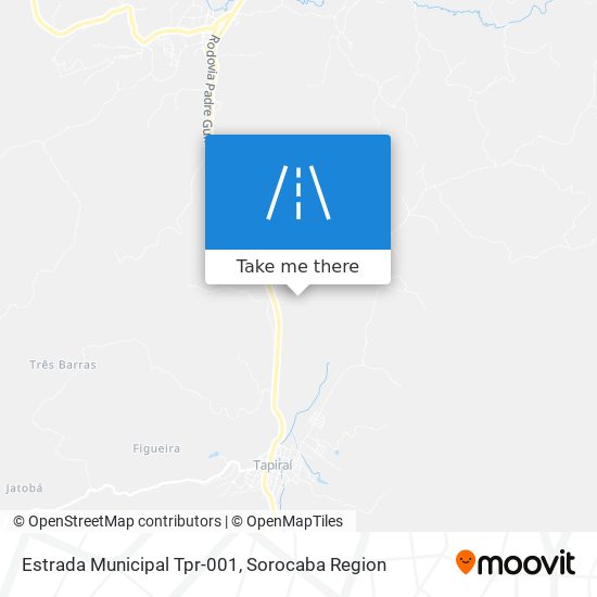 Estrada Municipal Tpr-001 map