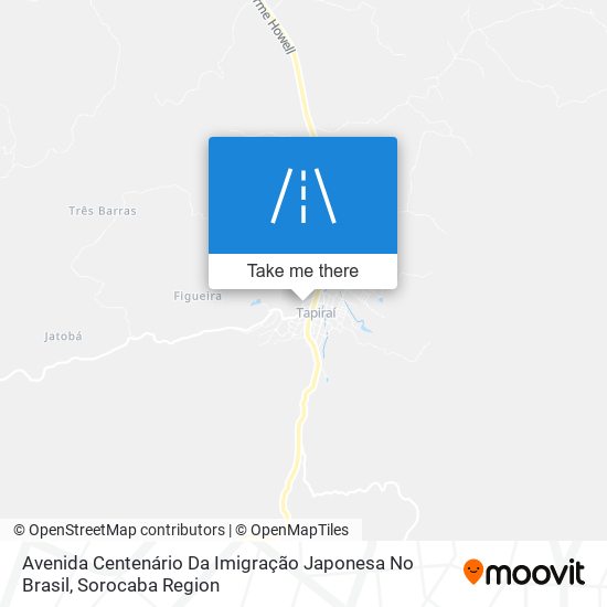 Avenida Centenário Da Imigração Japonesa No Brasil map