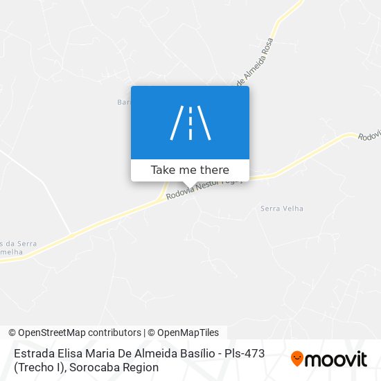 Mapa Estrada Elisa Maria De Almeida Basílio - Pls-473 (Trecho I)