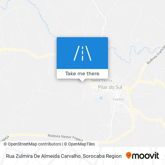 Rua Zulmira De Almeida Carvalho map