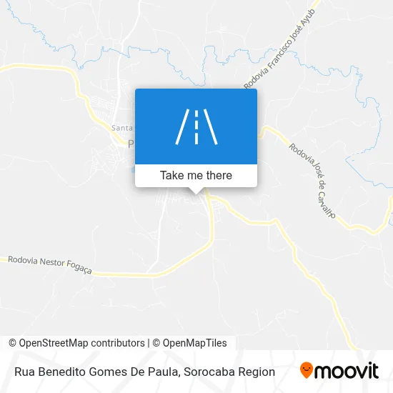Rua Benedito Gomes De Paula map