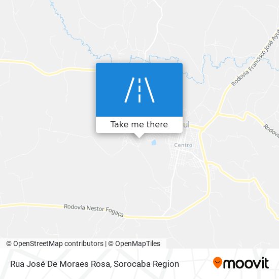 Mapa Rua José De Moraes Rosa