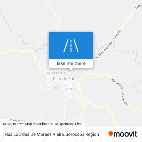 Rua Lourdes De Moraes Vieira map